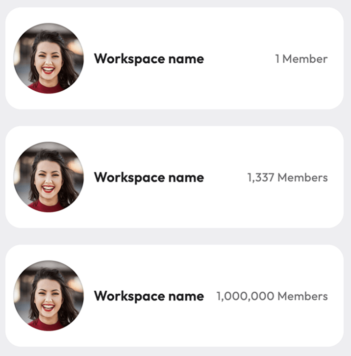 Workspace Card number formatting